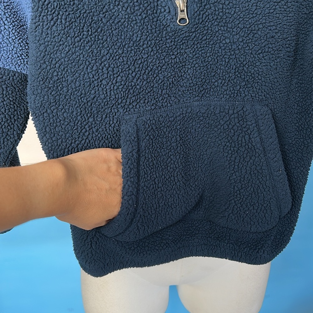 2x Kids Columbia Two-Tone Fleece Jackets in Navy and Blue size small - Picture 9 of 12